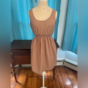 Urban Renewal, never worn, tan dress with cinched waist